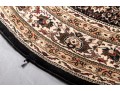 Round Persian-Style Floral Area Rug (7'x7