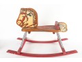Vintage 1940s Cass Toys Wood Rocking Horse