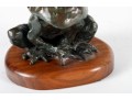 Bronze Frog Sculpture Attributed To Joffa Kurr