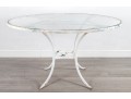 Steel Patio Table With Glass Top