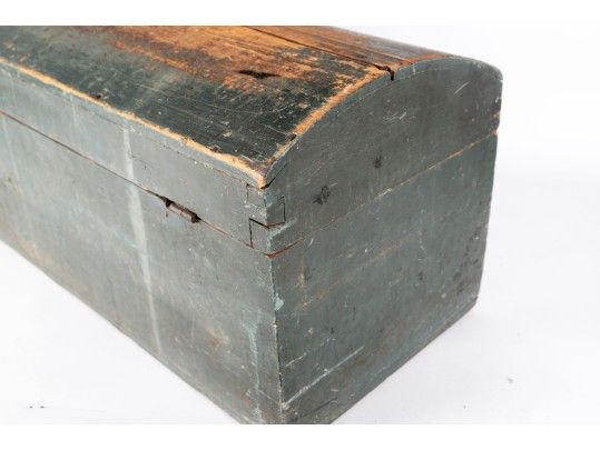 Antique Painted Wood Box