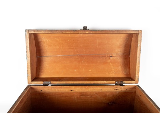 Antique Painted Wood Box