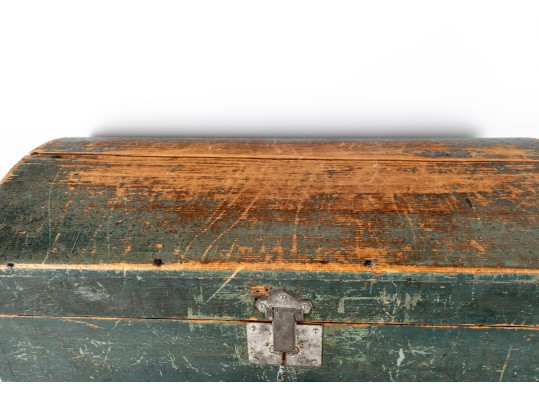 Antique Painted Wood Box