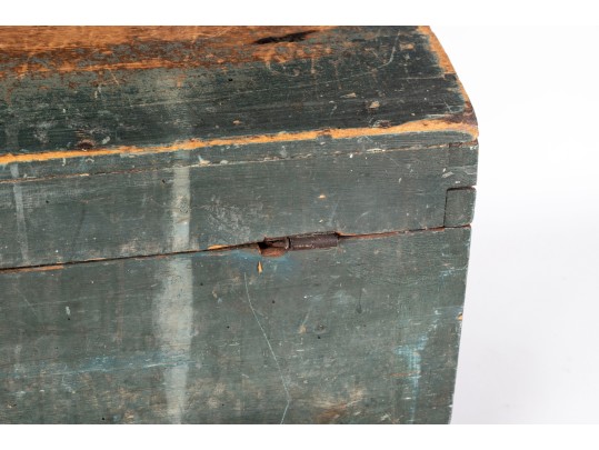 Antique Painted Wood Box