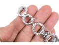 Sterling Silver Twist Chain Bracelet