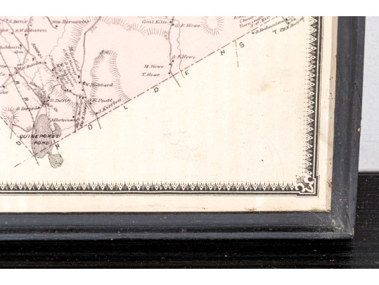 Antique Map Of Princeton, NJ