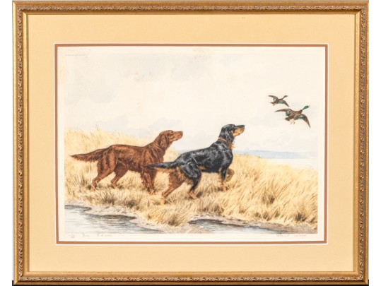 Paul Wood Pencil Signed Etching 