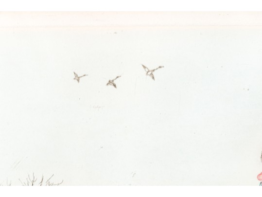 Boris O'Klein Pencil Signed Color Etching