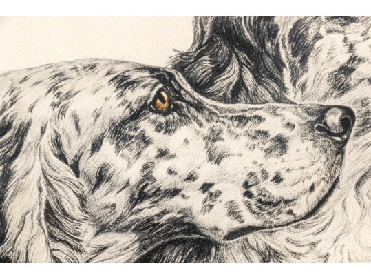 Print, Two English Setters