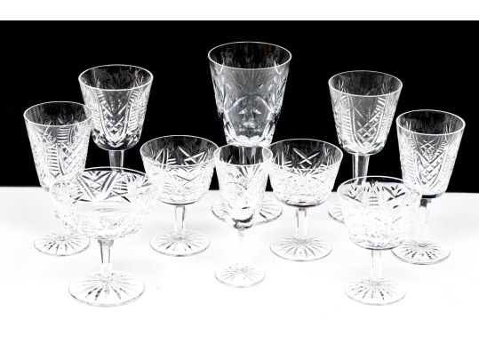 Assembled Set Of Waterford Crystal Stemware
