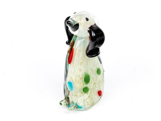 Decorative Art Glass Figure Of A Dog