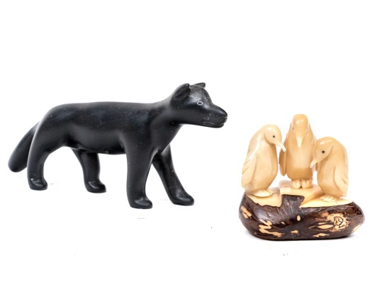 Decorative Duo Of Animal Figurines