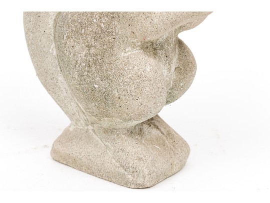 Vintage Cast Stone Squirrel