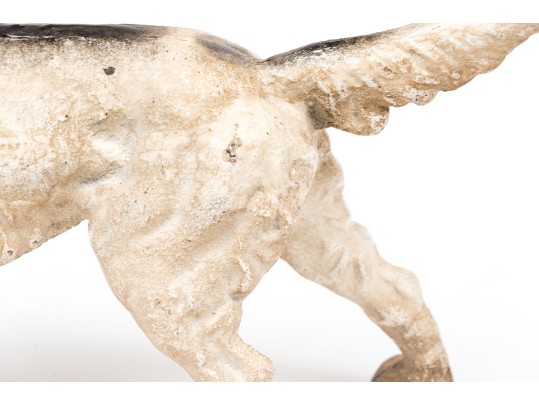 Vintage Cast Iron Pointer Dog Doorstop