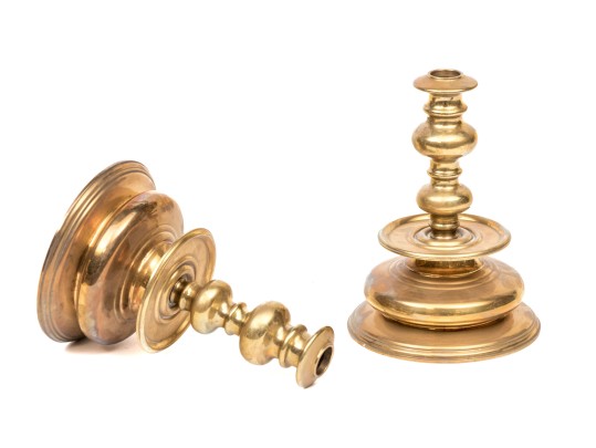 Pair Of Handsome Brass Candlesticks
