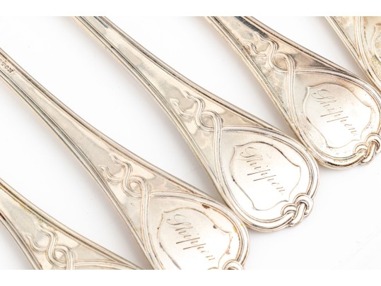 Group Of Coin Silver Forks And Small Items    25.835 Troy Ozs. 