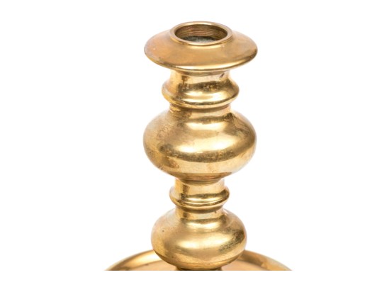 Pair Of Handsome Brass Candlesticks