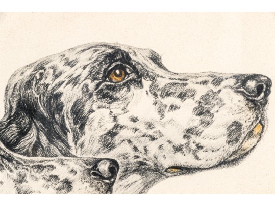 Print, Two English Setters