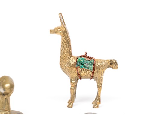 Playful Collection Of Assorted Metal Decorative Objects