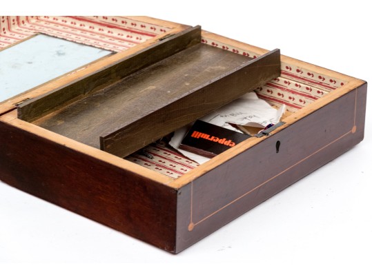 19th Century Specimen Marquetry Jewelry Box