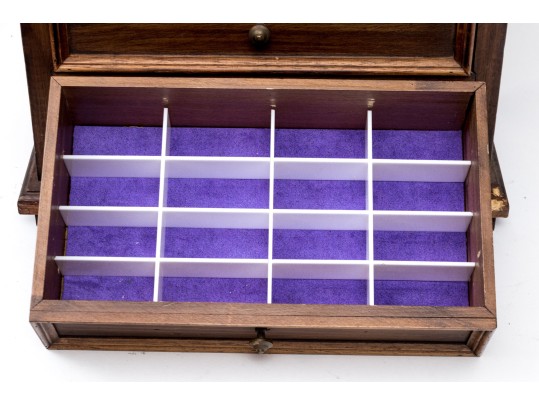 Seven Drawer Graduated Jewelry Cabinet