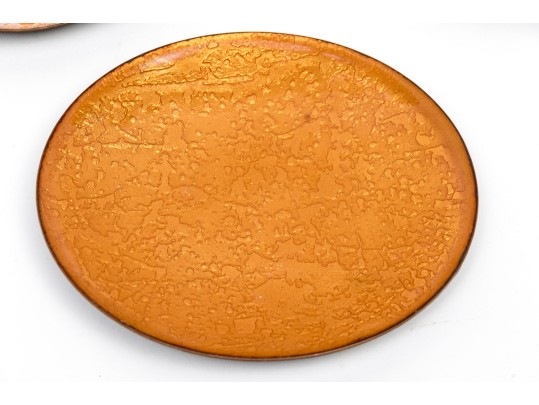 Collection Of Six Enamelware Plates