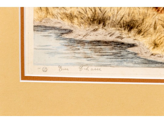Paul Wood Pencil Signed Etching 