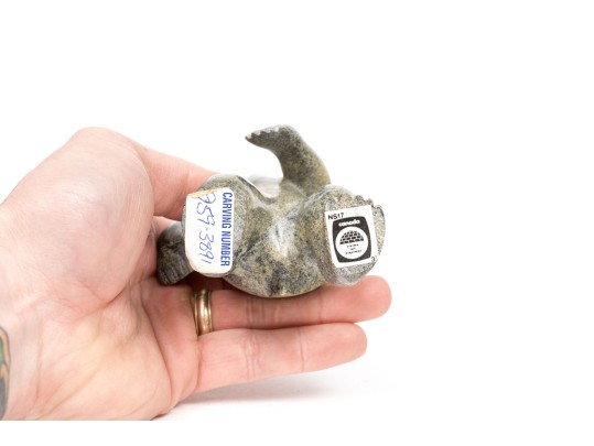 Carved Inuit Stone Figure Of A Bear (UPDATED)