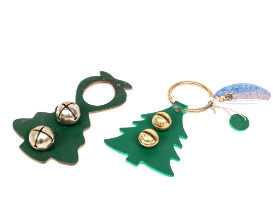 Duo Of Festive Christmas Tree Jingle Bells