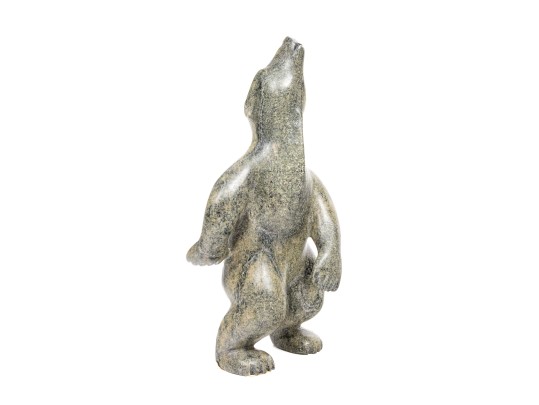Carved Inuit Stone Figure Of A Bear (UPDATED)