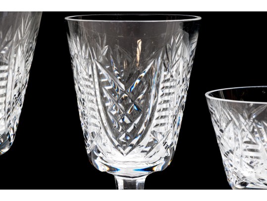 Assembled Set Of Waterford Crystal Stemware