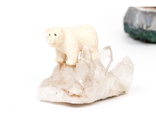 Collection Of Geodes And Decorative Objects