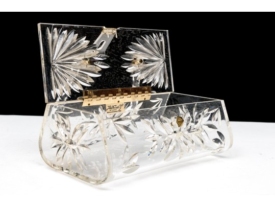 Patricia Of Miami Acrylic Faux Crystal Handbag