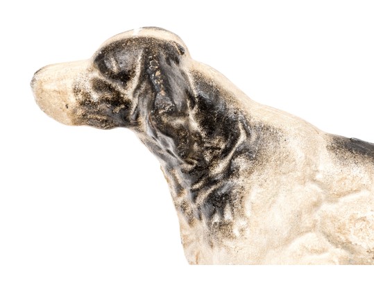 Vintage Cast Iron Pointer Dog Doorstop