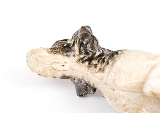 Vintage Cast Iron Pointer Dog Doorstop