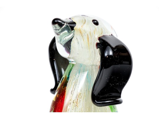 Decorative Art Glass Figure Of A Dog