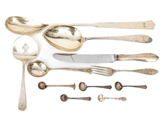 Group Of Miscellaneous Sterling Silver Flatware     8.565 Troy Ozs. 
