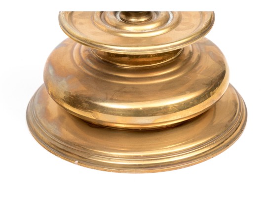 Pair Of Handsome Brass Candlesticks