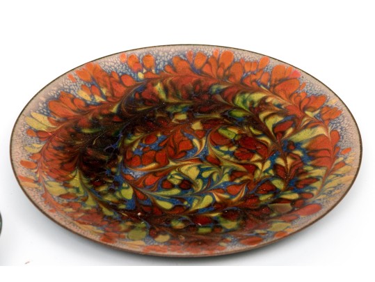 Collection Of Six Enamelware Plates