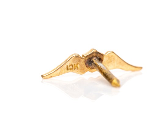 10k 1928 School Ring And Wing Pin
