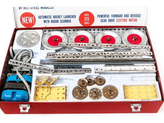 Vintage Gilbert Erector The Rocket Launcher Set With Case