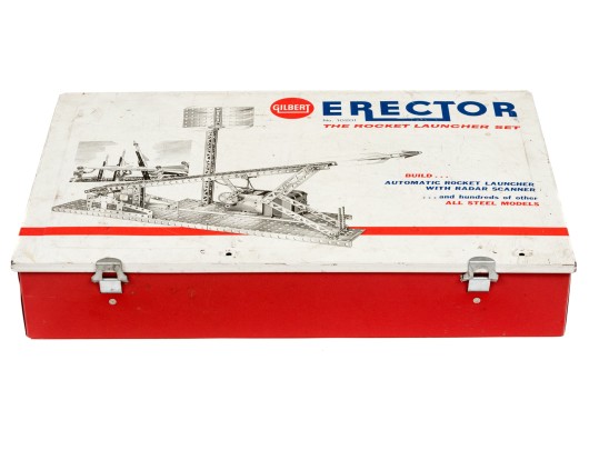 Vintage Gilbert Erector The Rocket Launcher Set With Case