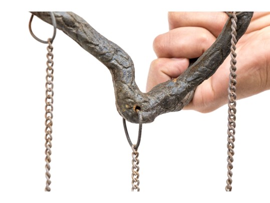 Whimsical Faux Bois Pinecone Windchime