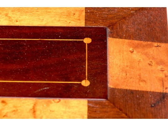 19th Century Specimen Marquetry Jewelry Box