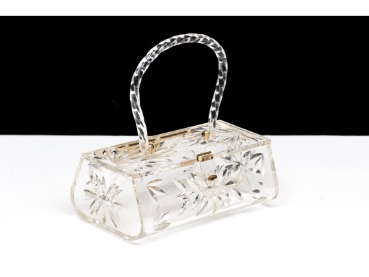 Patricia Of Miami Acrylic Faux Crystal Handbag