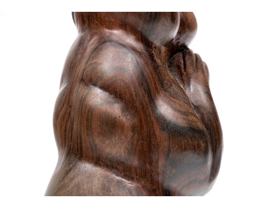 Indonesian Hadi Handicraft Carved Wood Rabbit