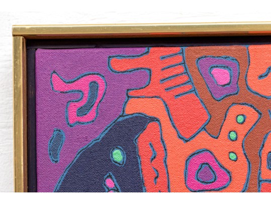 Frank Hamilton (American [CA], 1923-2015) Acrylic On Canvas, Abstract, 1965