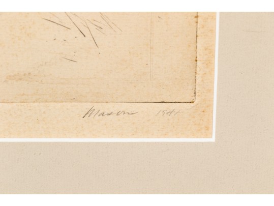 Mason Ltd Ed Lithograph, English Setters, 1941
