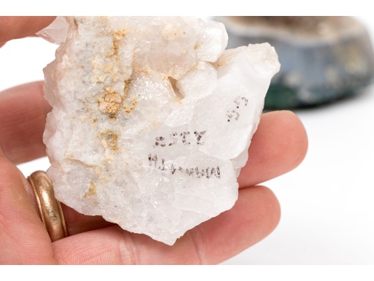 Collection Of Geodes And Decorative Objects