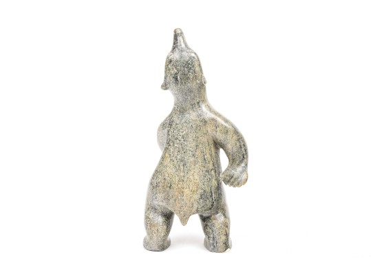 Carved Inuit Stone Figure Of A Bear (UPDATED)